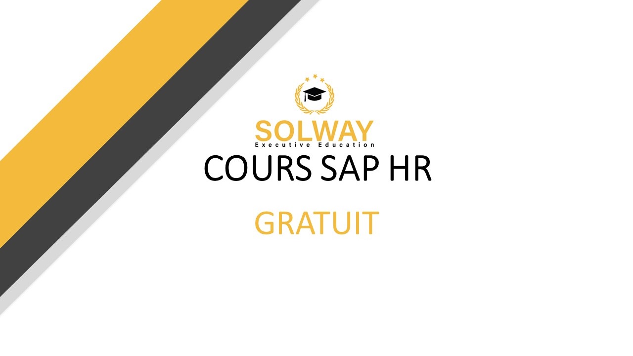 SAP HR - Généralités